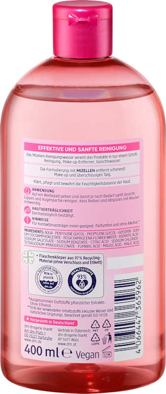 Balea Lotion tonique Rose 400 ml
