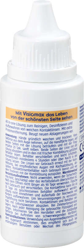 Visiomax Solution lentilles tout-en-un Super format voyage, 60 ml