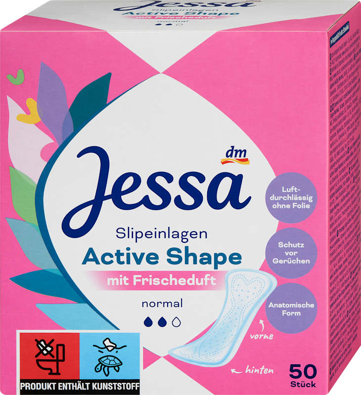 Jessa protège-slips Active Shape parfum frais 50 pc
