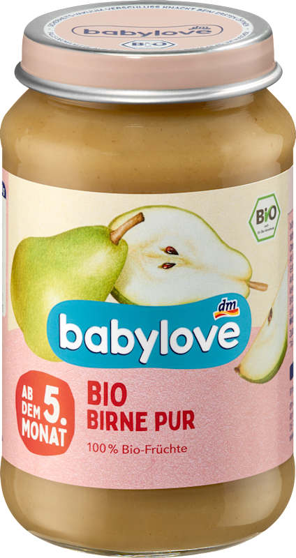 babylove purée poire pure dès le 5e mois 190 g