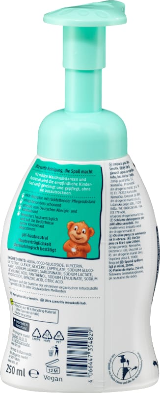 SauBär mousse lavante ultra sensitive, 250 ml