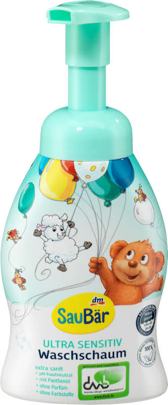 SauBär mousse lavante ultra sensitive, 250 ml