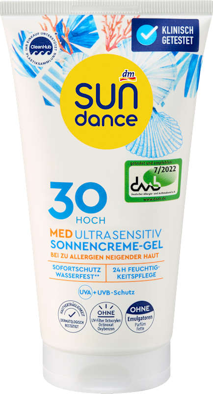 SUNDANCE gel solaire MED ultra sensible LSF 30, 150 ml