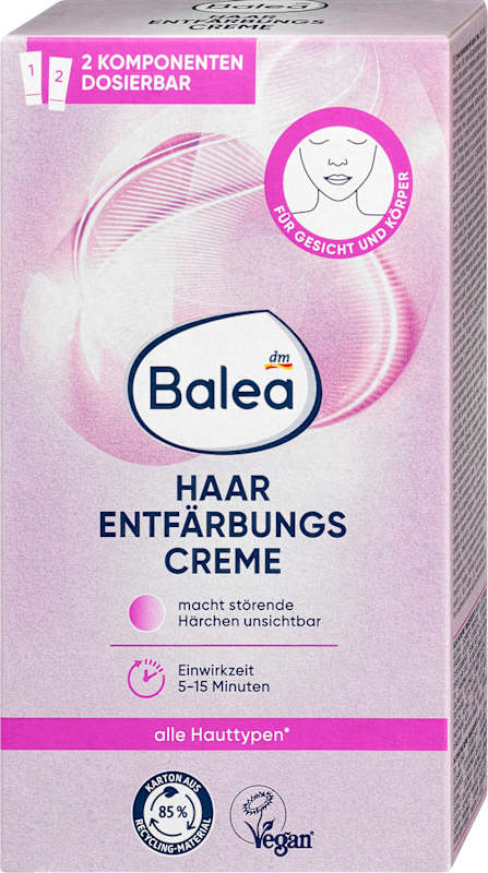 Balea crème décolorante poils 100 ml