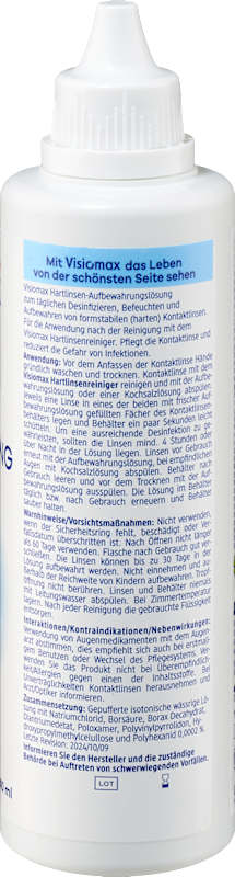 Visiomax solution lentilles rigides 240 ml