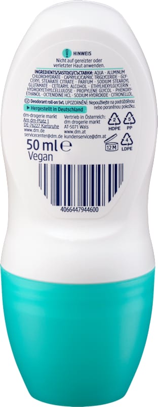 Balea Anti-transpirant Déo roll-on Protection 5en1 50 ml