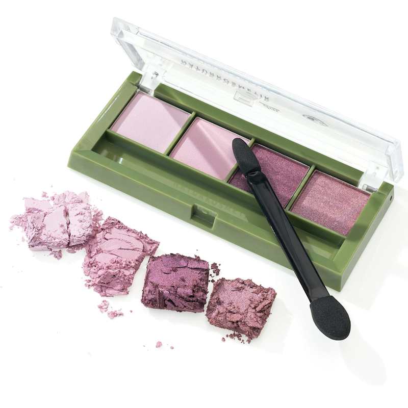 alverde NATURKOSMETIK Palette fards à paupières Quattro 98 Lavender Dream 4,4 g