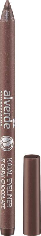 alverde NATURKOSMETIK crayon eyeliner kajal 17 Dark Chocolate 1,2 g