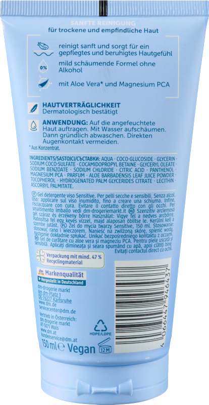 Balea MEN Gel nettoyant Sensitive 150 ml