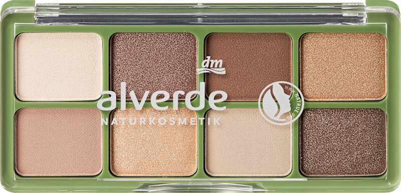 alverde NATURKOSMETIK Palette fards à paupières 50 Nude Glam 11,2 g