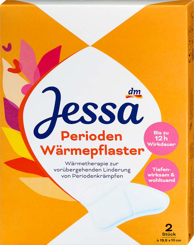 Jessa Patchs chauffants menstruels, 2 pcs