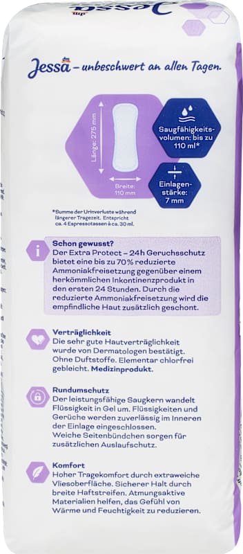 Jessa DISKRET protections incontinence Normal 14 pcs