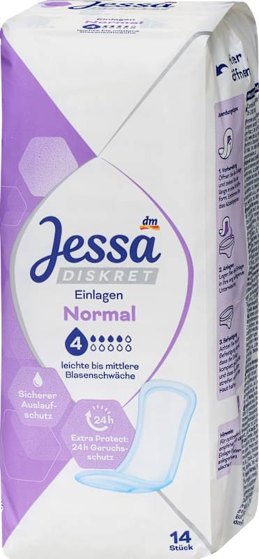 Jessa DISKRET protections incontinence Normal 14 pcs