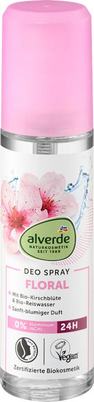 alverde NATURKOSMETIK déodorant vaporisateur Floral 75 ml