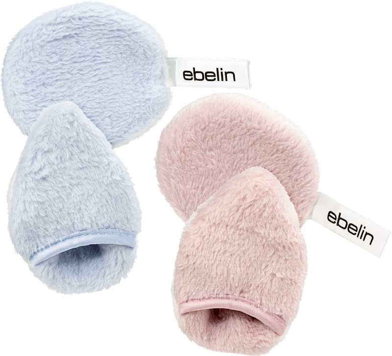 ebelin Tampons démaquillants en microfibre, 2 pcs