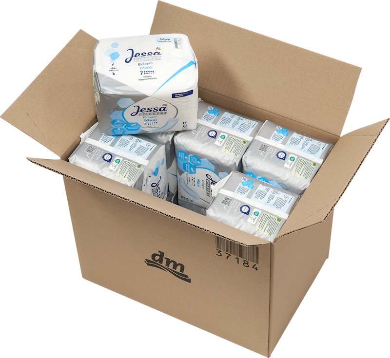 Jessa DISKRET Protections incontinence Maxi pack avantage (12x10 pièces), 120 pièces