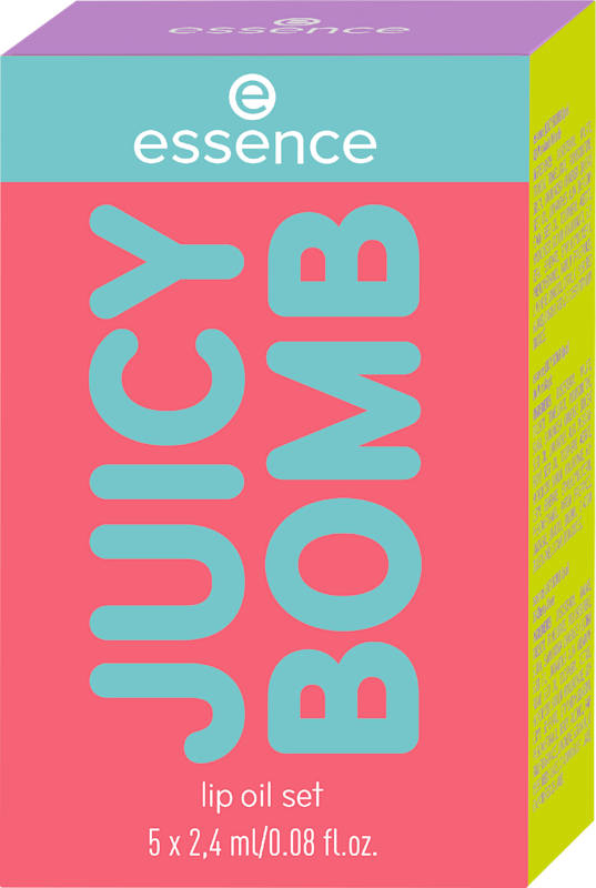 essence Coffret huile à lèvres Juicy Bomb 5 pièces 01 Glossy Days Ahead!