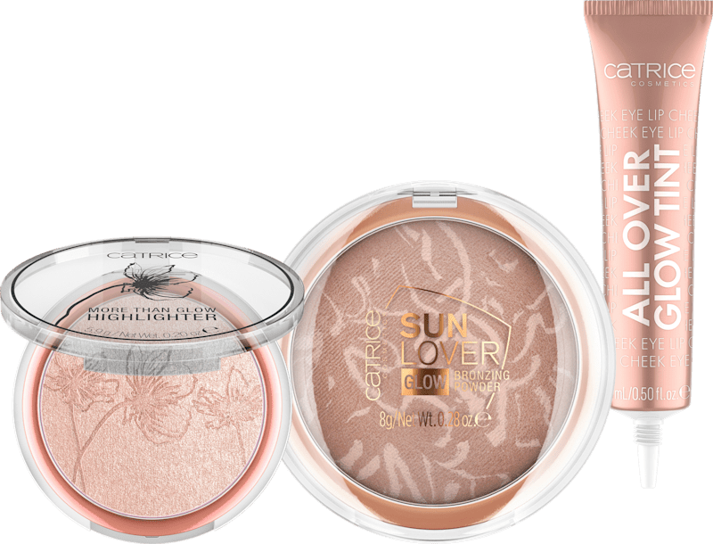 Catrice Coffret cadeau More Than Glow Face Rose Gold 3tlg, 1 St — produit allemand authentique au Maroc
