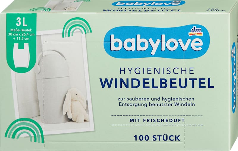 babylove Sacs à couches parfumés 100 pcs