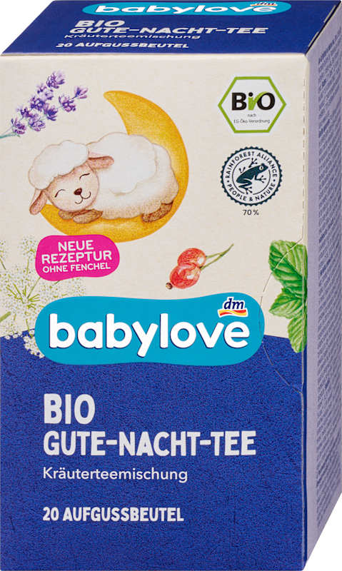 babylove Tisane Bonne Nuit bébé 20 sachets dès 5 mois 35 g