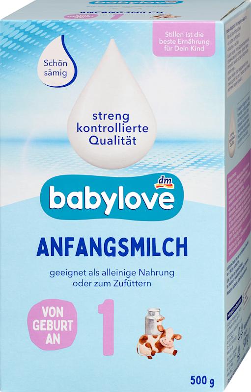 babylove Lait 1er âge dès la naissance, 500 g