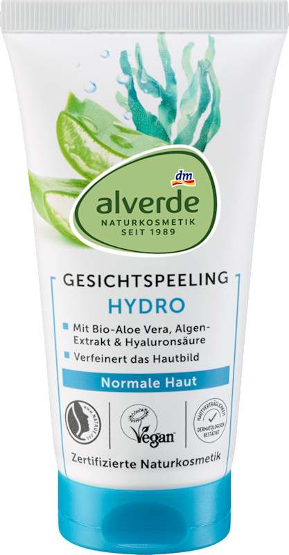 alverde NATURKOSMETIK Gommage visage Hydro 75 ml