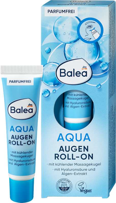 Balea crème yeux Aqua roll-on 15 ml
