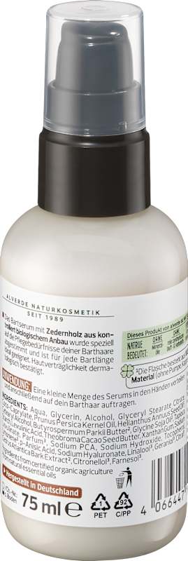 alverde MEN Sérum barbe Rough Nature, 75 ml