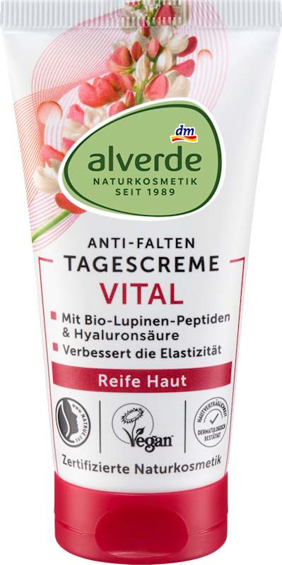 alverde NATURKOSMETIK Crème visage anti-rides peau mature 50 ml