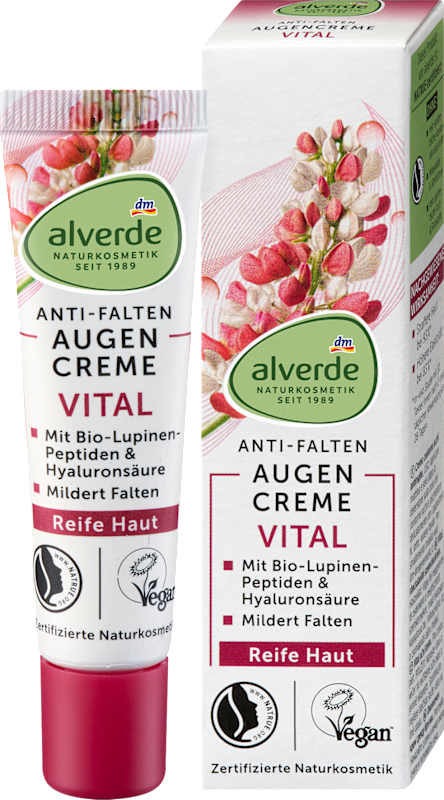 alverde NATURKOSMETIK crème yeux Vital 15 ml