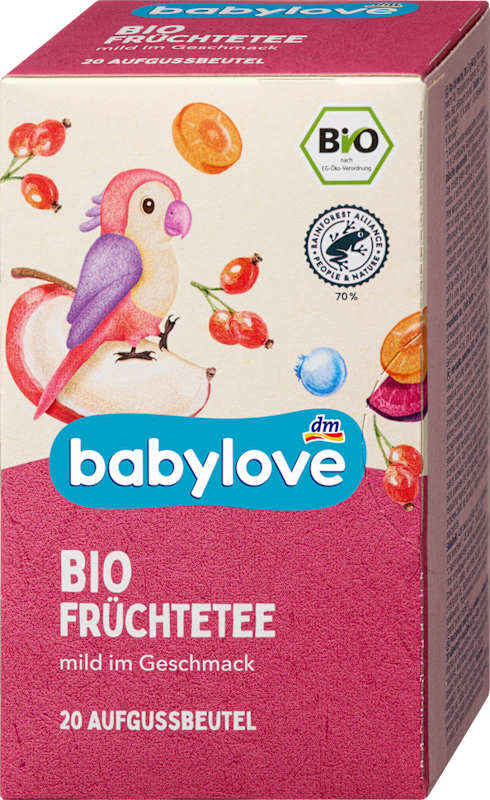 babylove Tisane bébé fruits 20 sachets dès 5 mois 40 g