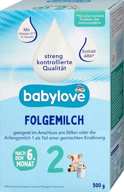 babylove Lait de suite 2 après le 6e mois 500 g
