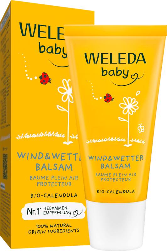 Weleda Wind & Wetter Balsam Calendula, 30 ml — produit allemand authentique au Maroc