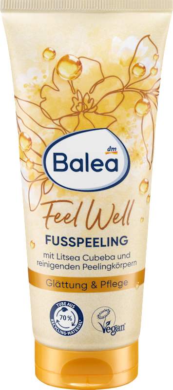Balea gommage pieds Feel Well Litsea Cubeba 100 ml