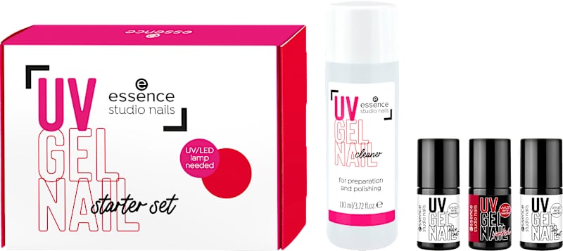 essence Kit manucure Studio Nails UV Gel Starter Set, 1 pièce