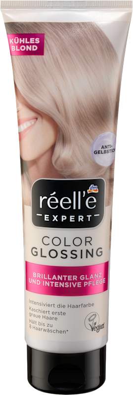 réell‘e EXPERT Soin glossing couleur Blond froid, 150 ml