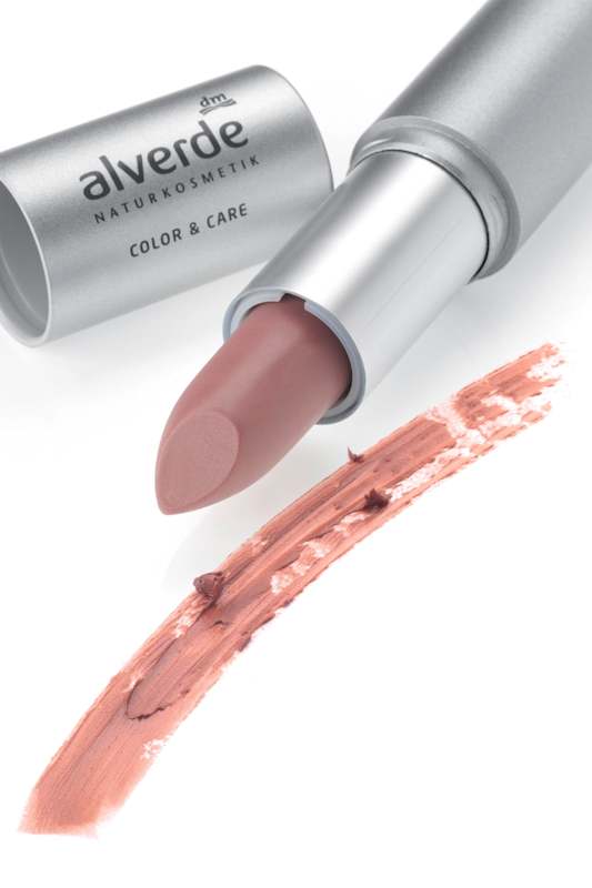 alverde NATURKOSMETIK rouge à lèvres Color & Care 03 Rosy Nude 4,6 g
