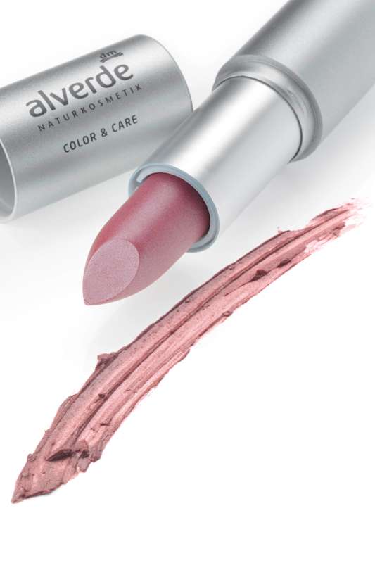 alverde NATURKOSMETIK Rouge à lèvres Color & Care 04 Berry, 4,6 g