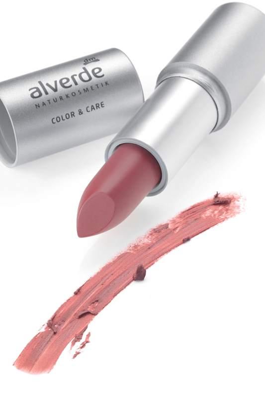 alverde NATURKOSMETIK Rouge à lèvres Color & Care 07 Primrose 4,6 g