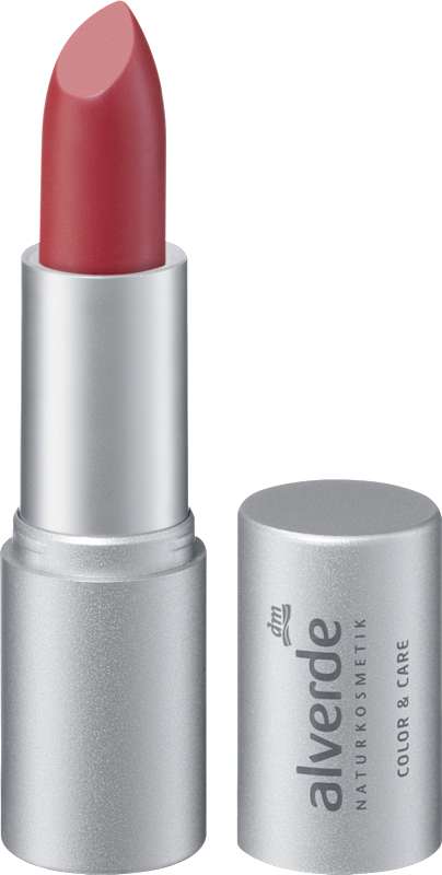 alverde NATURKOSMETIK Rouge à Lèvres Color & Care 08 Cherry, 4,6 g