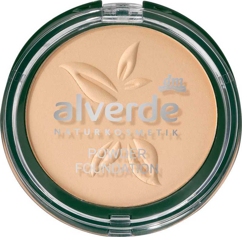 alverde NATURKOSMETIK Fond de teint poudre 10 Soft Ivory, 10 g