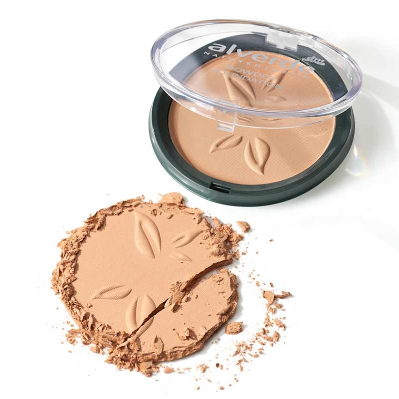 alverde NATURKOSMETIK Fond de teint poudre 20 Velvet Sand, 10 g