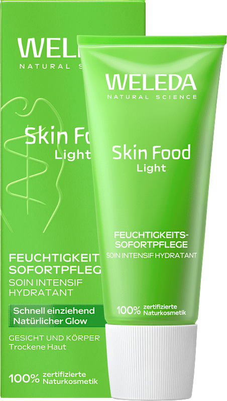Weleda Crème visage et corps Skin Food Light, 75 ml — produit allemand authentique au Maroc