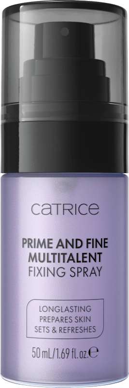 Catrice Spray fixateur Prime And Fine Multitalent Transparent, 50 ml — produit allemand authentique au Maroc