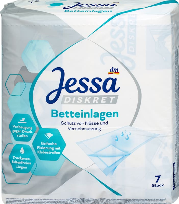 Jessa DISKRET Alèses incontinence 7 pièces