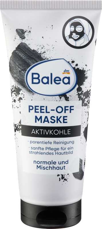 Balea Masque visage peel-off charbon actif 100 ml