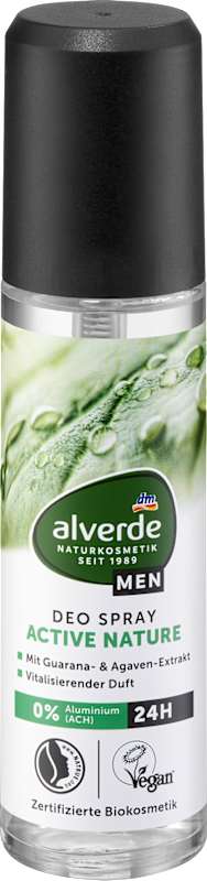 alverde MEN déodorant spray Active Nature 75 ml