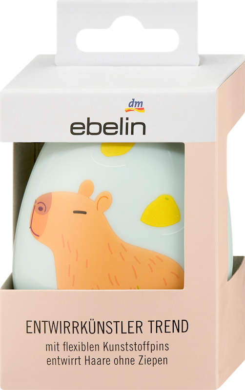 ebelin Brosse à cheveux démêlante sans manche 1 pièce