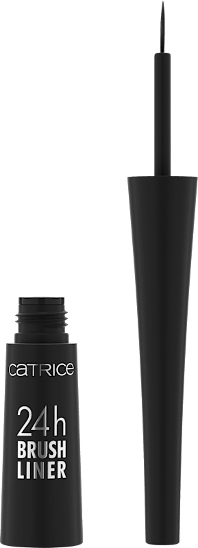 Catrice Eyeliner 24h Brush Liner 010 Ultra Black, 3 ml — produit allemand authentique au Maroc