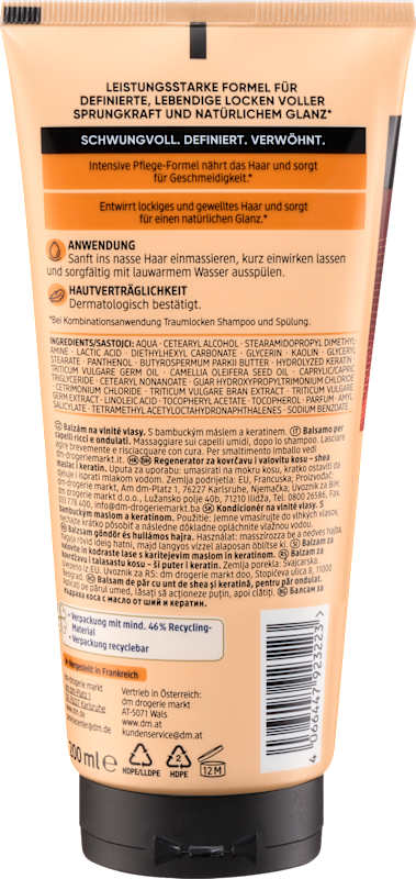 Balea PROFESSIONAL Après-shampoing Boucles de rêve, 200 ml